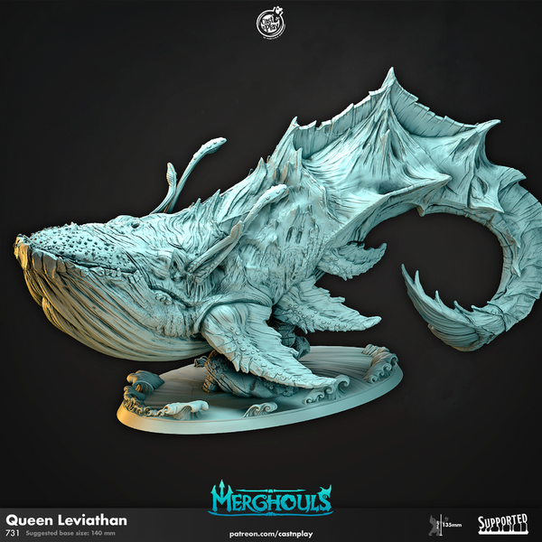 Queen Leviathan 3D-printed model