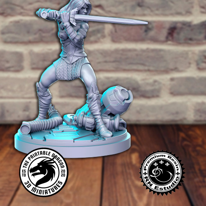 Queen Maeve 3D-printed model