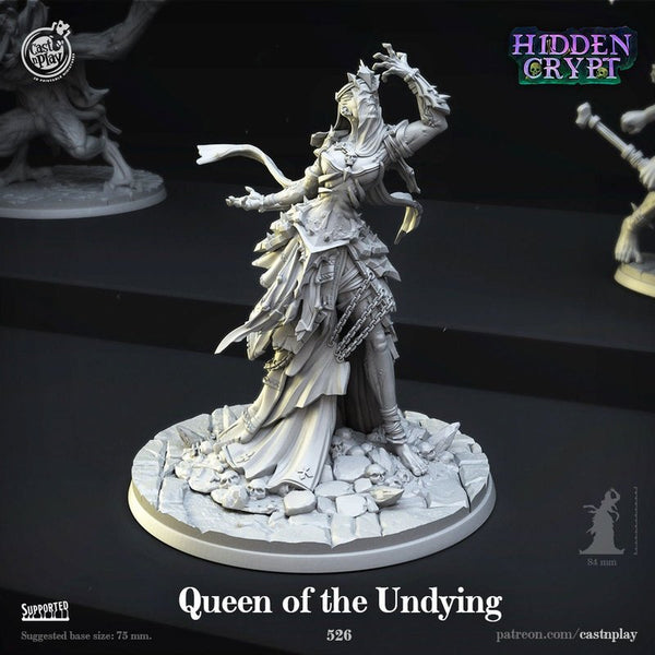 Queen Of The Undying 3D-printed model