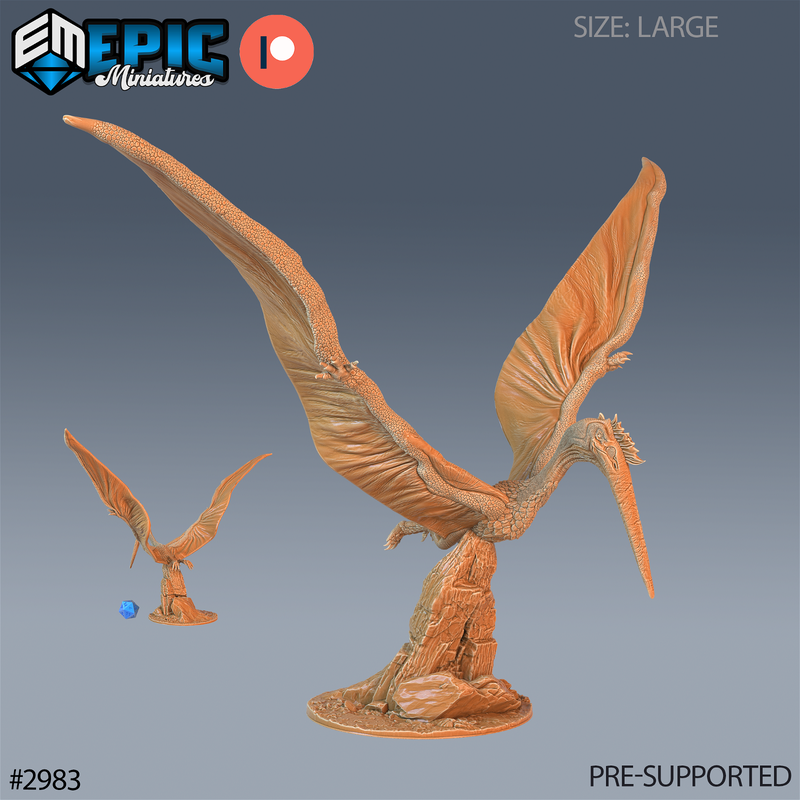 Quetzalcoatlus 3D-printed model
