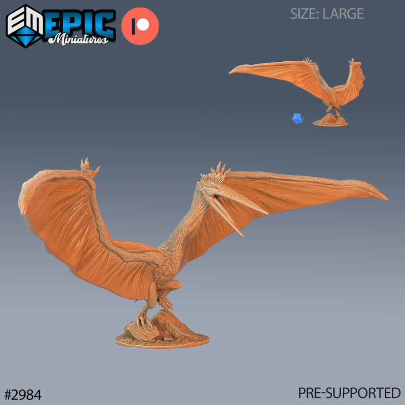 Quetzalcoatlus 3D-printed model