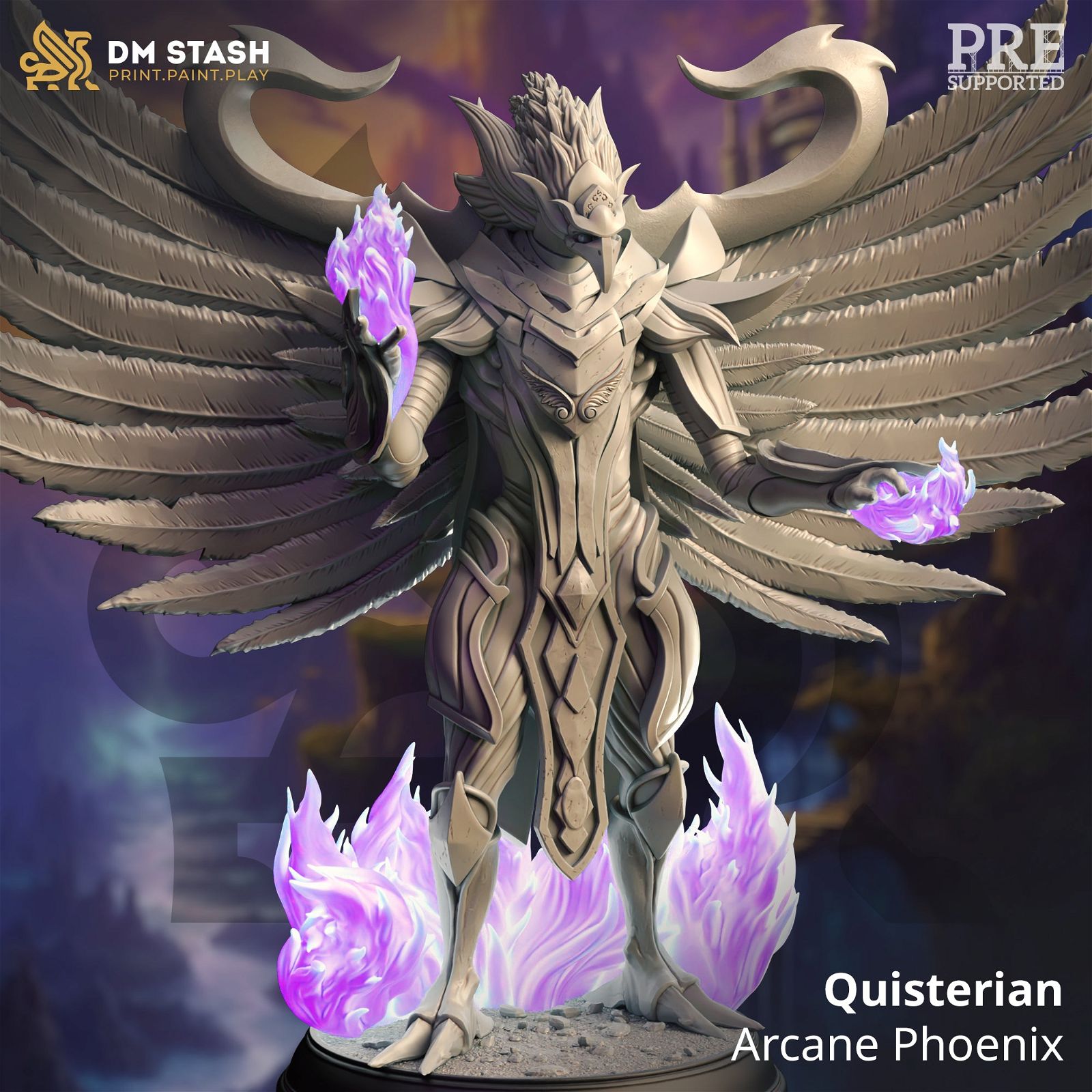 Quisterian Arcane Phoenix - The Printable Dragon