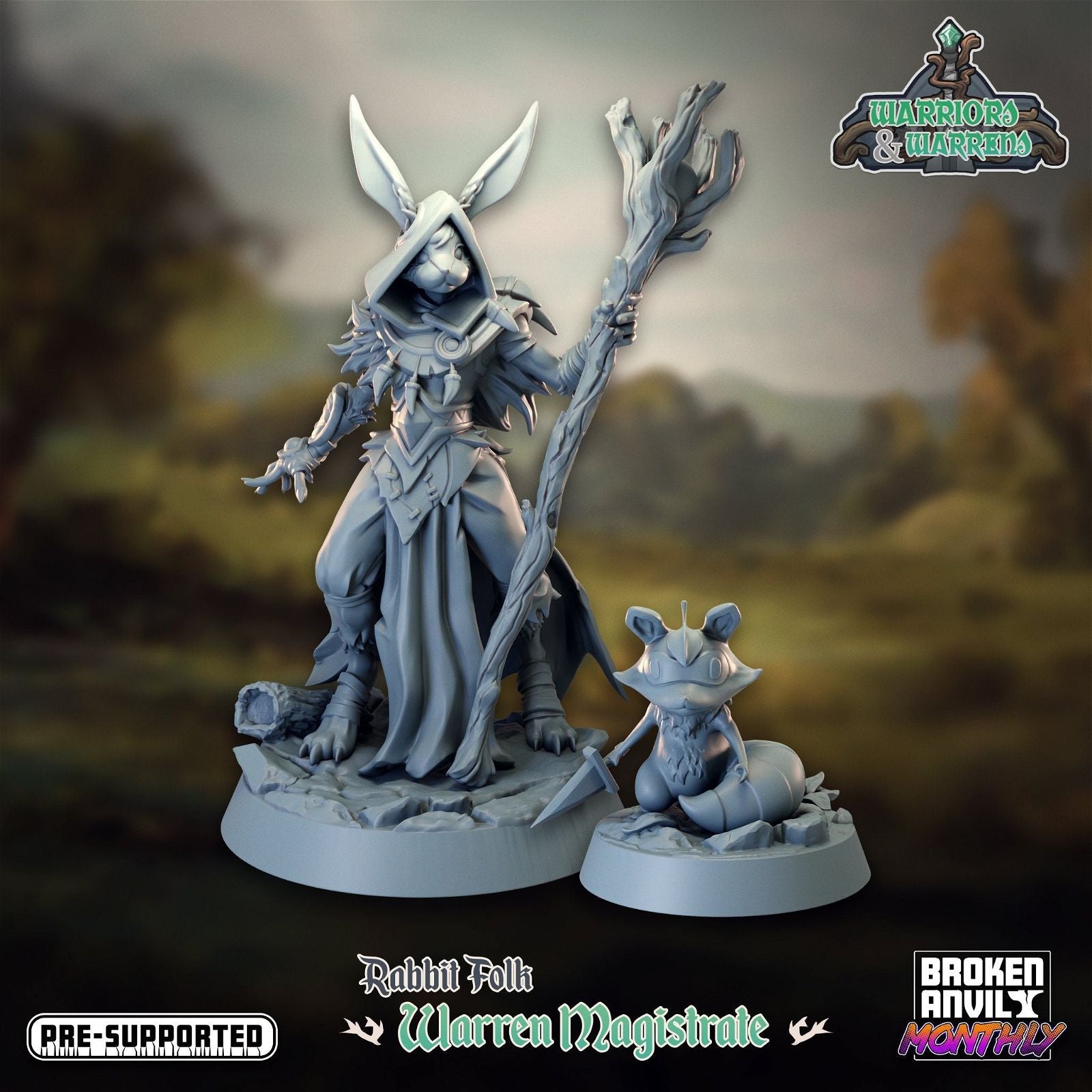 Rabbit Druid - The Printable Dragon