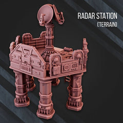 Radar Station 3D-printed model