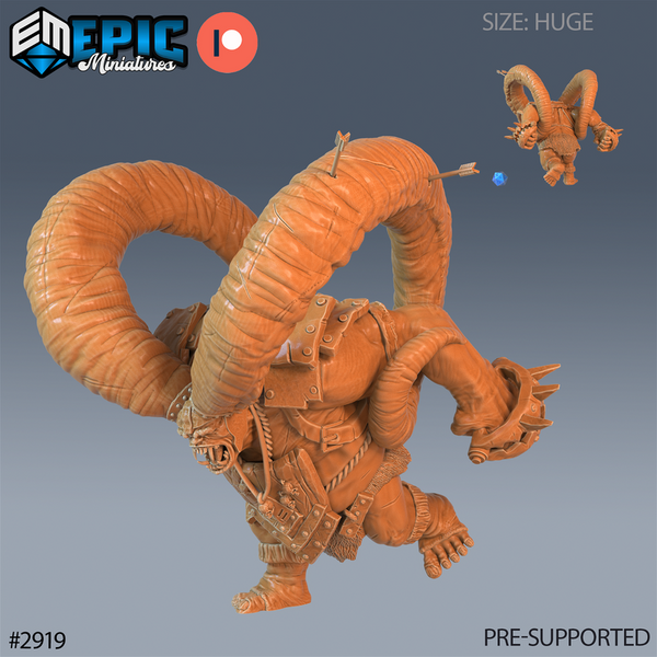 Ram Troll 3D-printed model