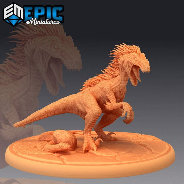 Raptor 3D-printed model
