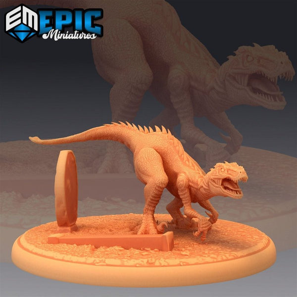 Raptor 3D-printed model