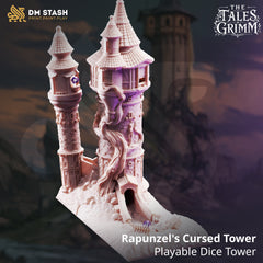 Rapunzel's Cursed Tower - Playable Dice Tower Terrain