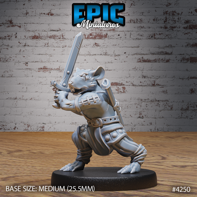 Rat Folk Tribe 3D-printed model