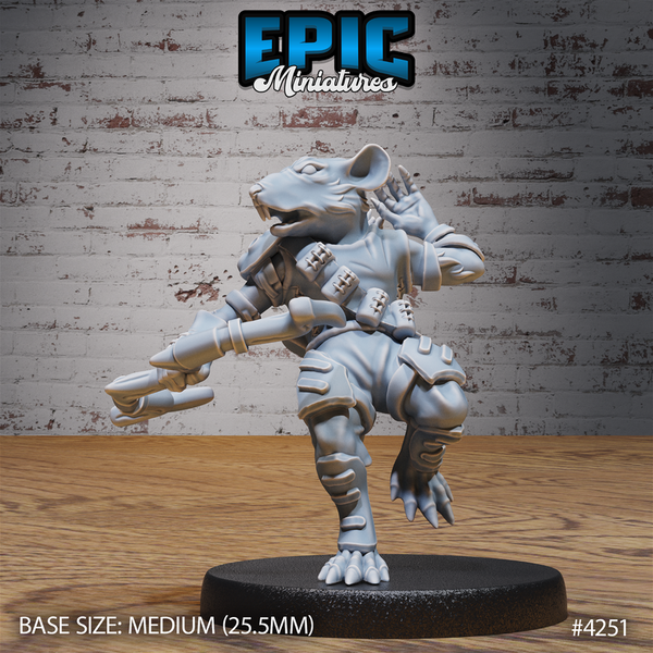 Rat Folk Tribe 3D-printed model