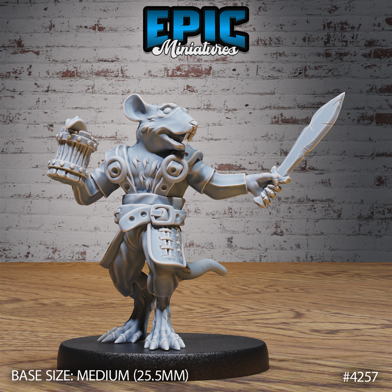 Rat Folk Tribe 3D-printed model