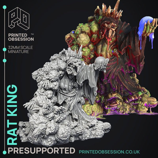 Rat King 3D-printed model