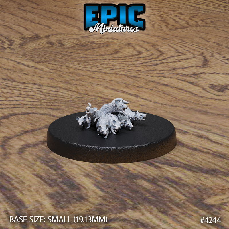Rat Swarm 3D-printed model