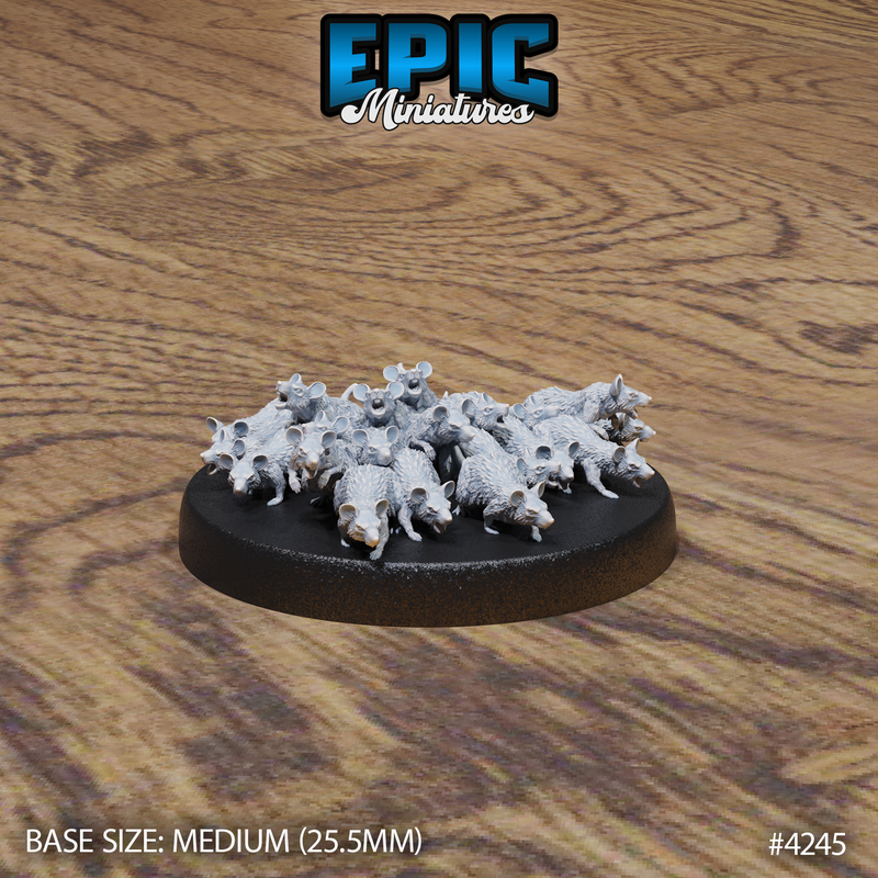 Rat Swarm 3D-printed model