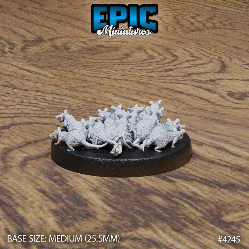 Rat Swarm 3D-printed model