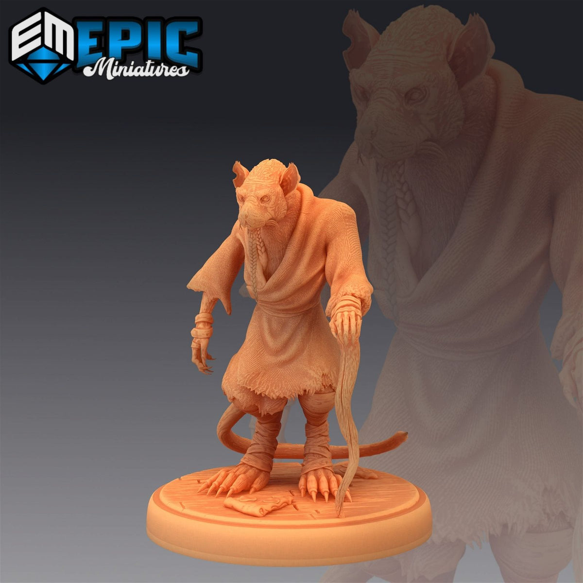 Ratfolk Sensei - The Printable Dragon