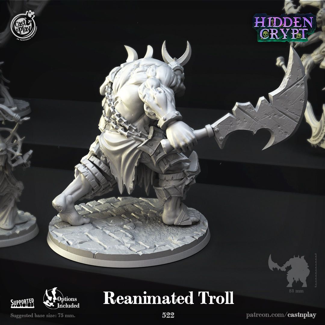 Reanimated Troll - The Printable Dragon