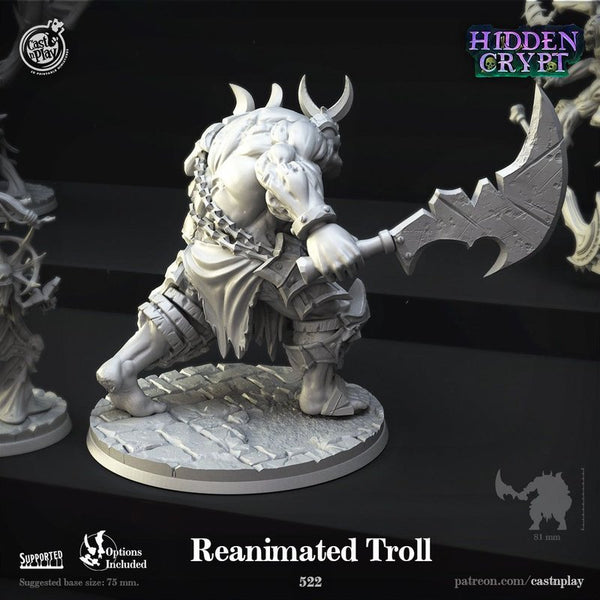 Reanimated Troll 3D-printed model