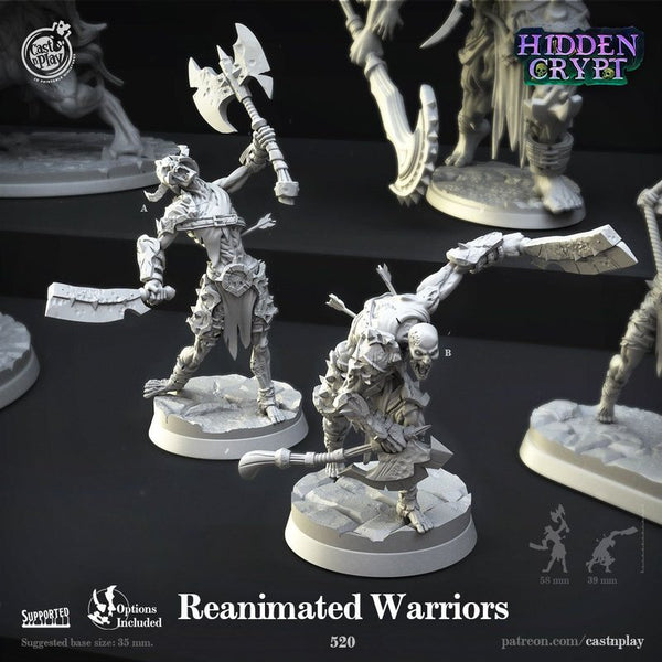 Reanimated Warrior 3D-printed model
