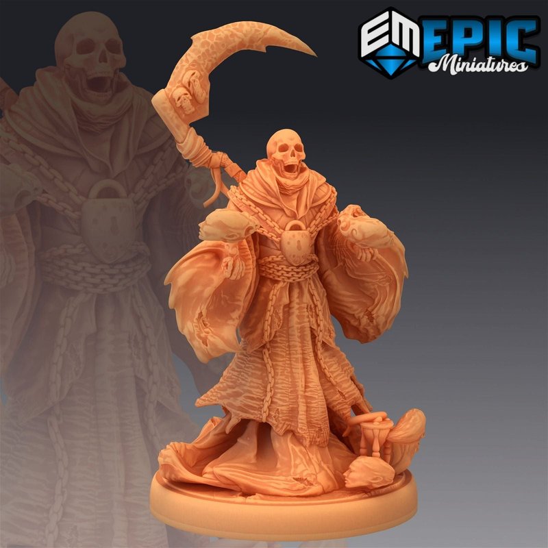 Reaper 3D-printed model