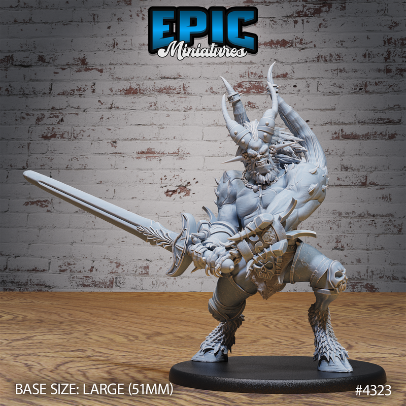 Red Demon 3D-printed model
