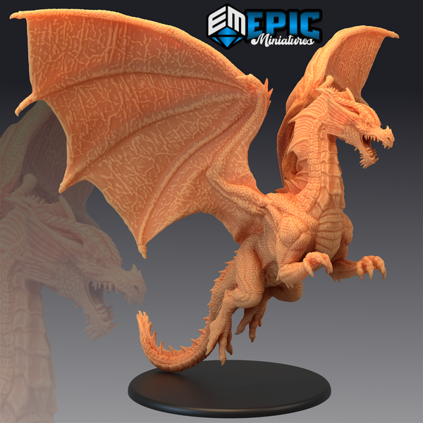 Red Dragon 3D-printed model