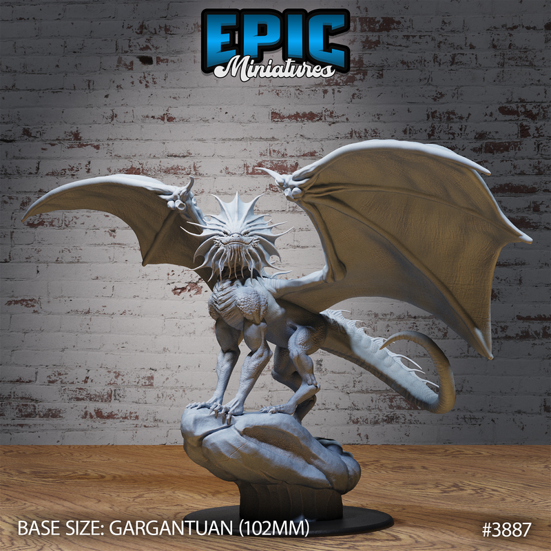Red Dragon Guild Leader 3D-printed model