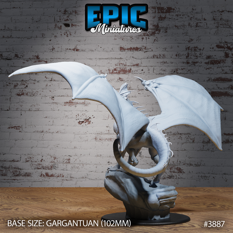 Red Dragon Guild Leader 3D-printed model