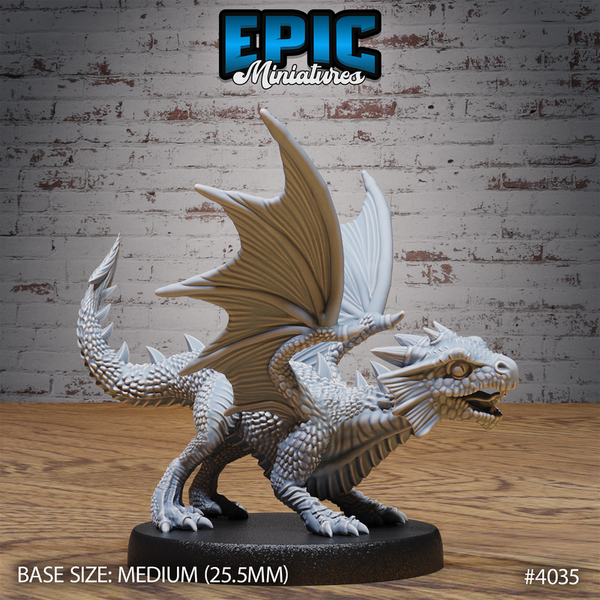 Red Dragon Wyrmling 3D-printed model