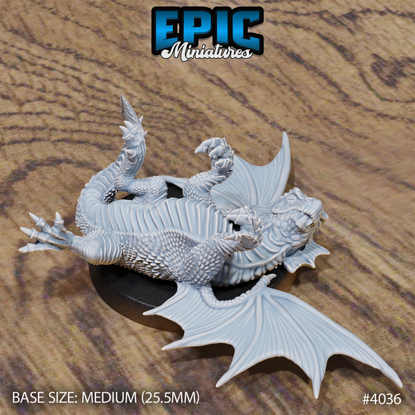 Red Dragon Wyrmling 3D-printed model