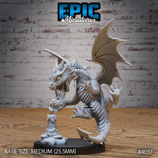 Red Dragon Wyrmling 3D-printed model
