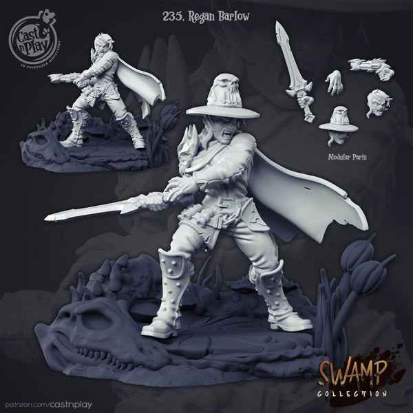 Regan Barlow 3D-printed model