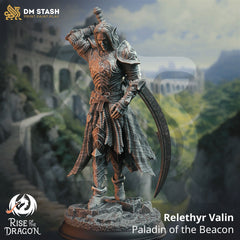 Relethyr Valin Paladin Of The Beacon - The Printable Dragon