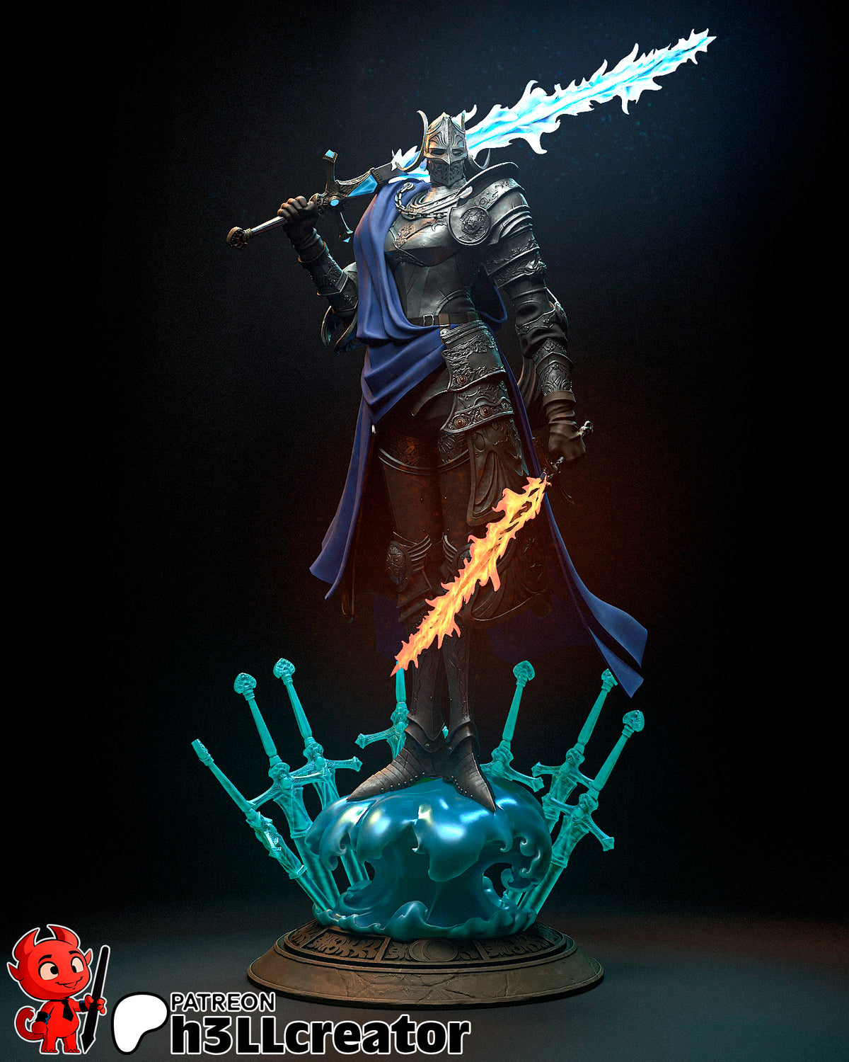 Rellana 3D-printed model