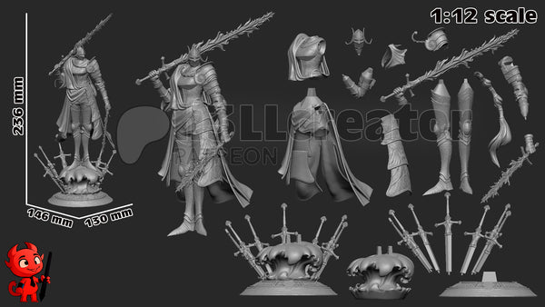 Rellana 3D-printed model