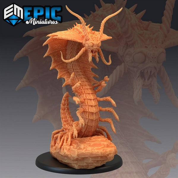 Remorhaz 3D-printed model