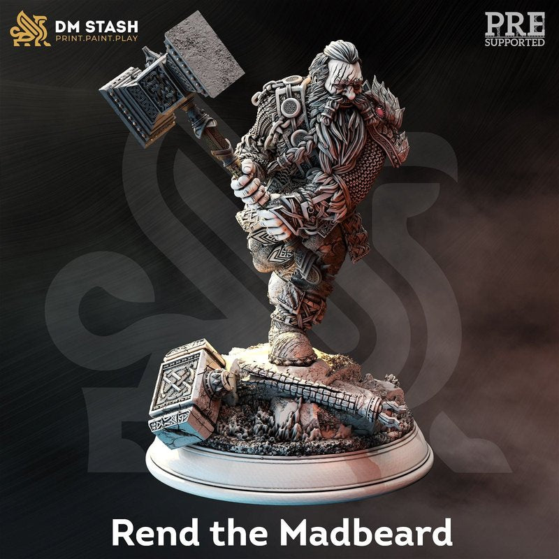 Rend The Madbeard 3D-printed model