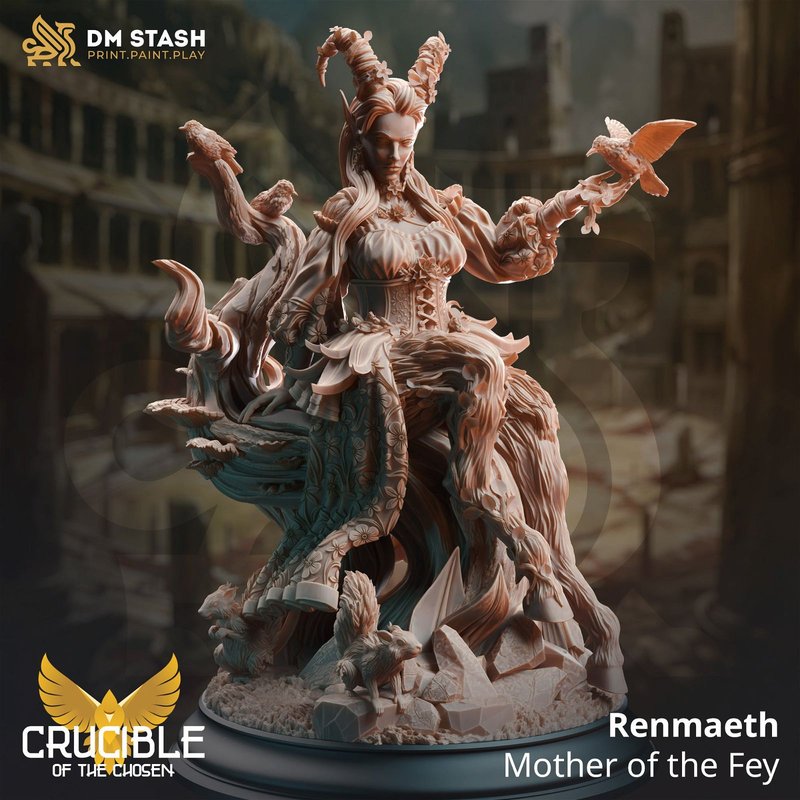 Renmaeth - Mother of the Fey 3D-printed model