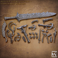 Requiem Demon Hunter Standalone Weapons Pack - The Printable Dragon