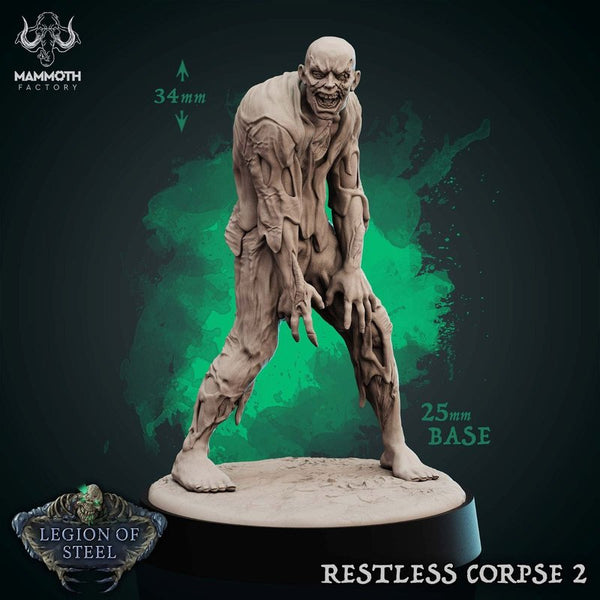 Restless Corpse 3D-printed model