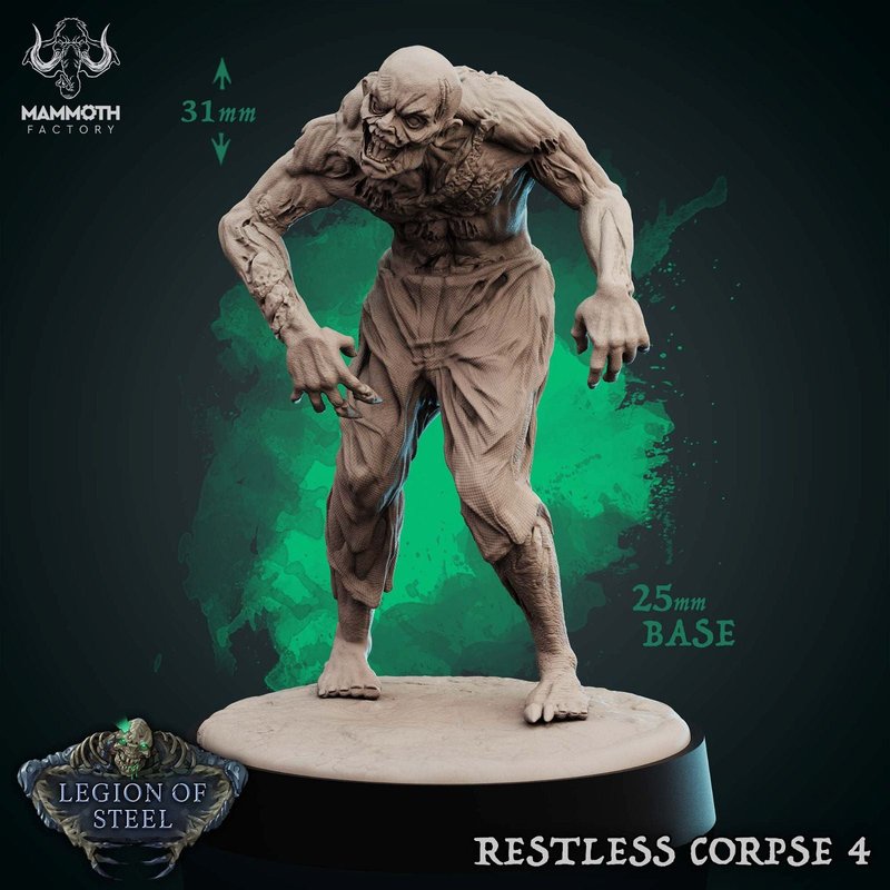 Restless Corpse 3D-printed model