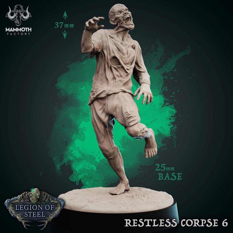 Restless Corpse 3D-printed model