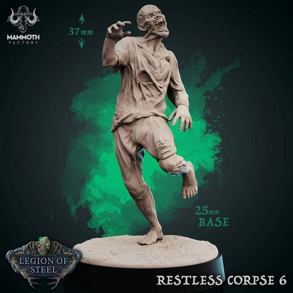 Restless Corpse 3D-printed model