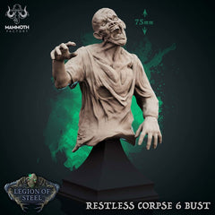 Restless Corpse 6 Bust 3D-printed model