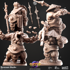 Revenant Monks 3D-printed model