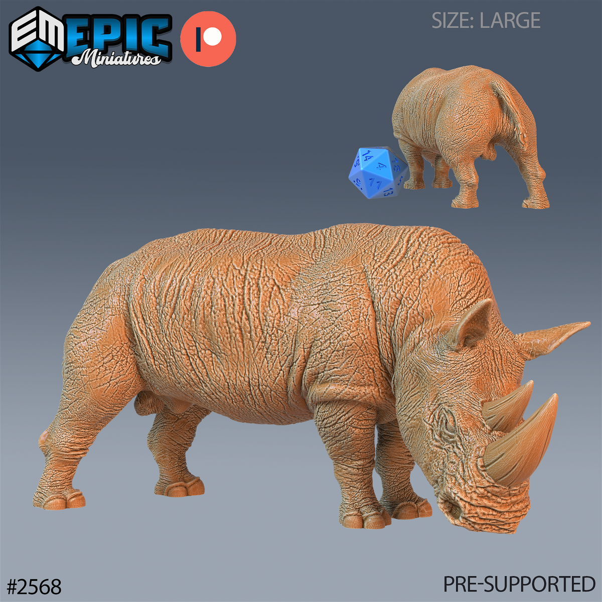 Rhino - The Printable Dragon