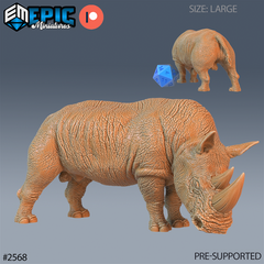 Rhino 3D-printed model