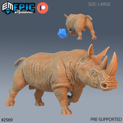 Rhino 3D-printed model