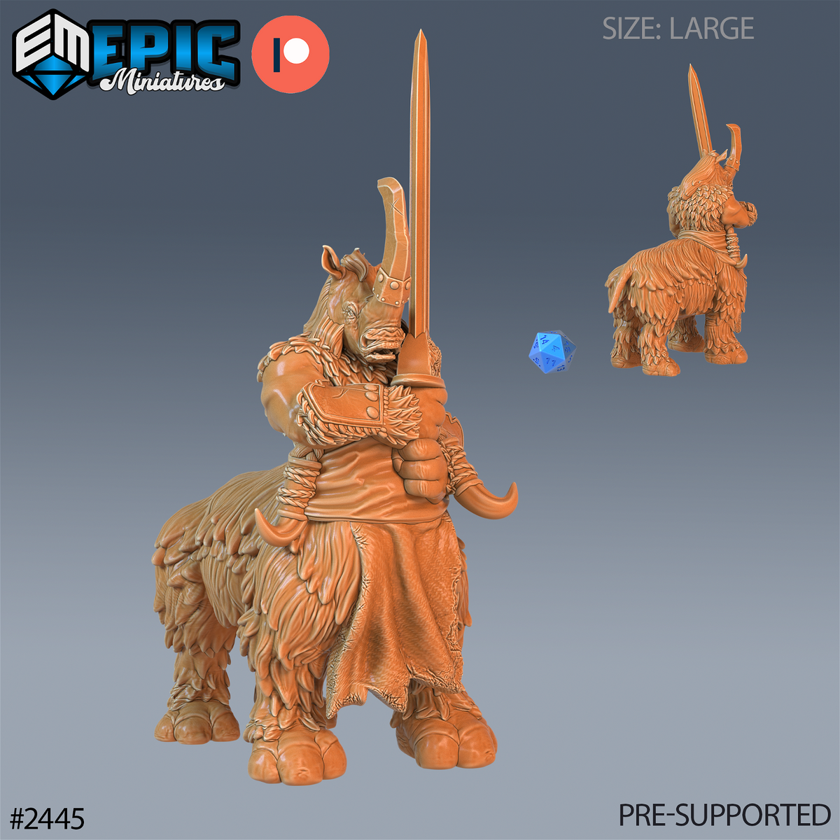 Rhino Centaur - The Printable Dragon