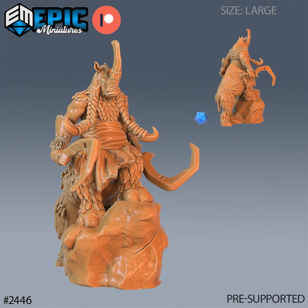 Rhino Centaur 3D-printed model